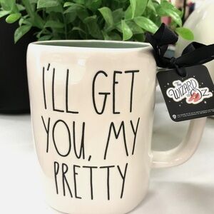 Rae Dunn NWT Wizard of Oz "I'll Get You My Pretty" Mug Witch Halloween